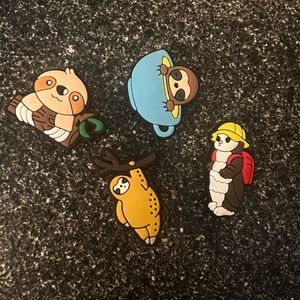 NEW 🦥 4PC Croc charms!